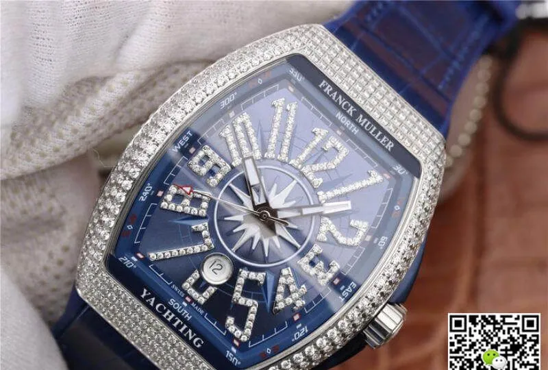 Franck Muller Vanguard V45.SC.DT.AC.BL 1:1 Best Edition Replica Watch Swiss ETA2824-2